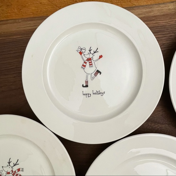 Kitchen stuff plus set holiday dessert plates - Picture 3 of 8